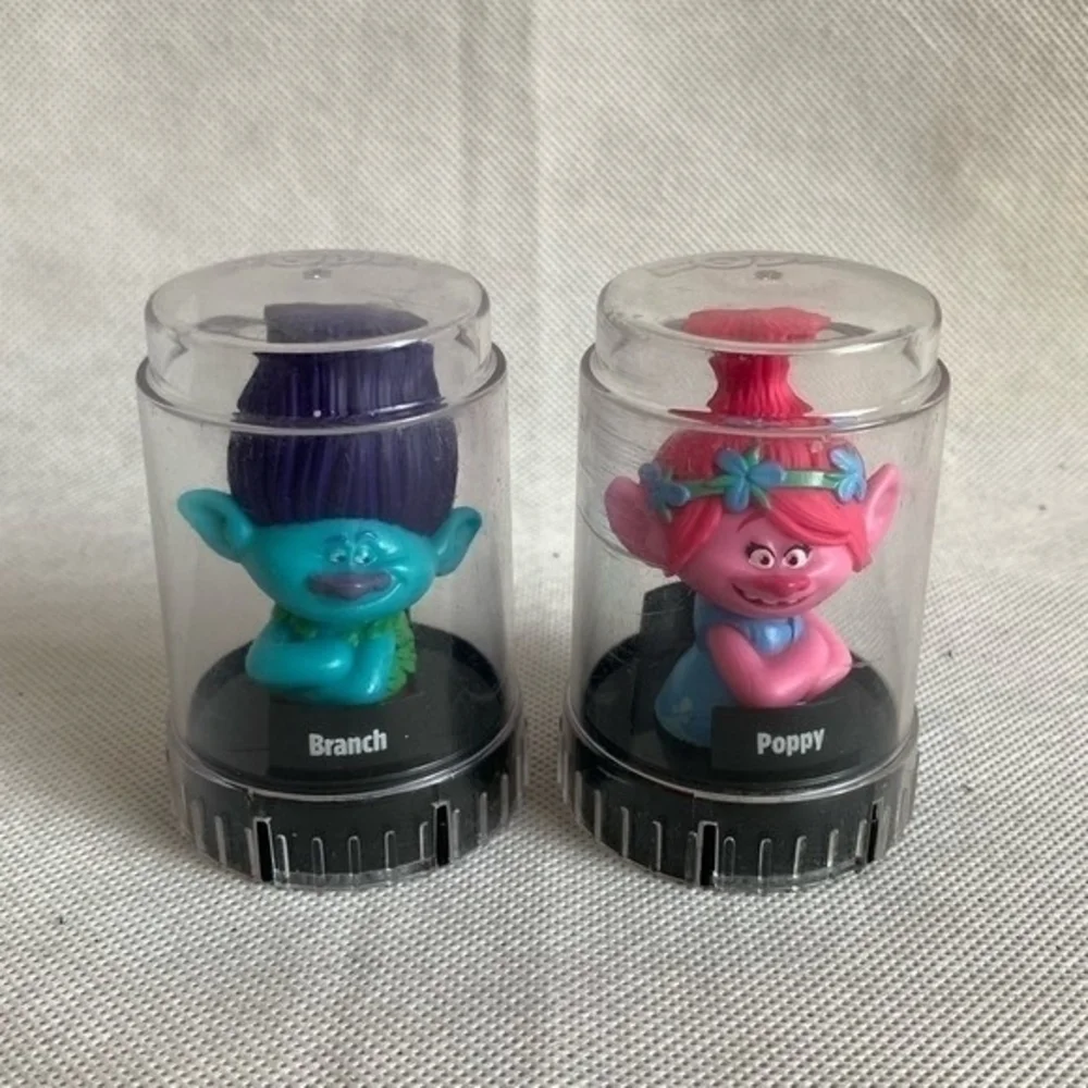 Good2Grow Podz Trolls Poppy Branch Juice Toppers Figurines Hasbro 3